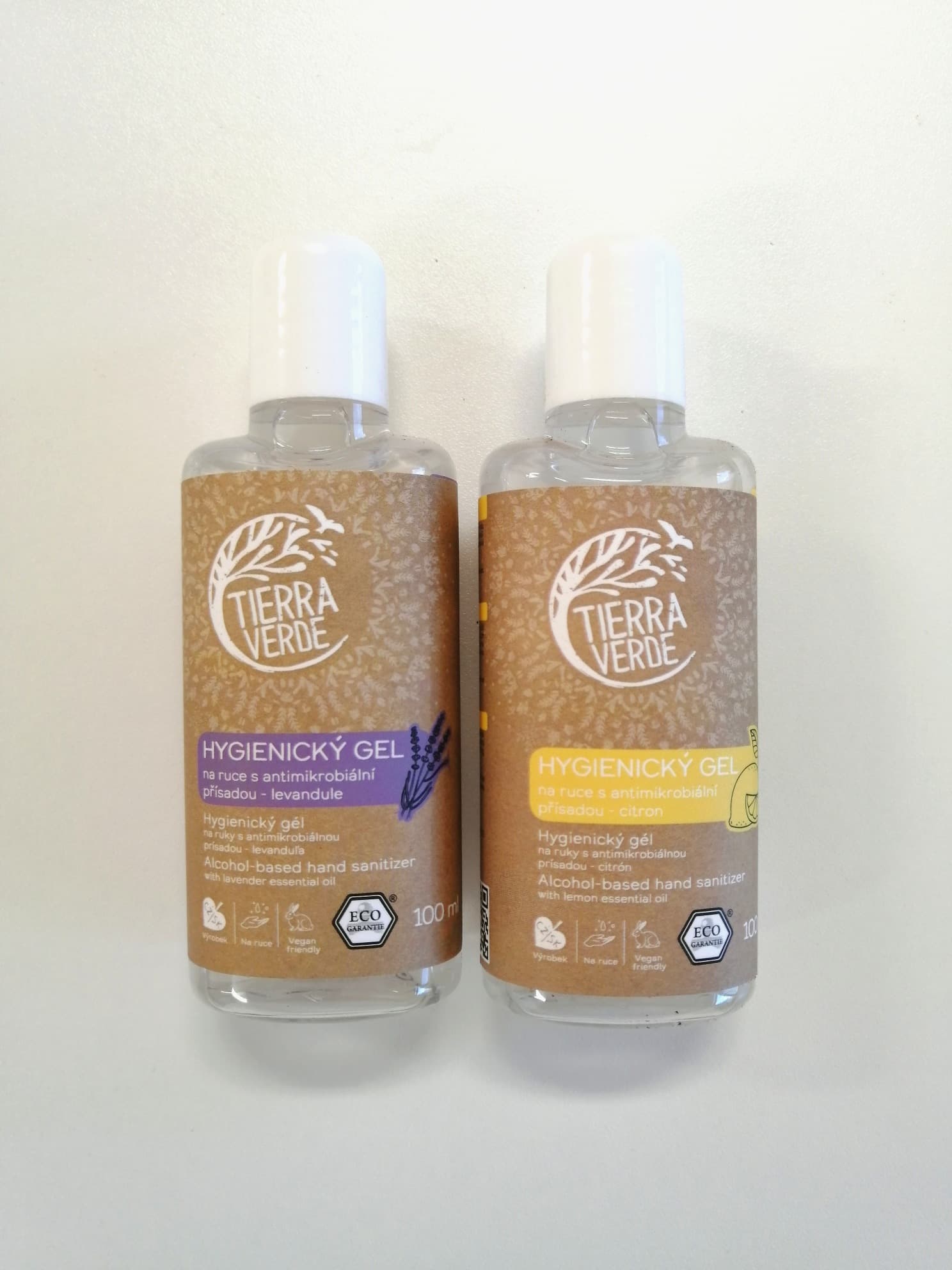 Hygienický gel na ruce citron/levandule 100 ml