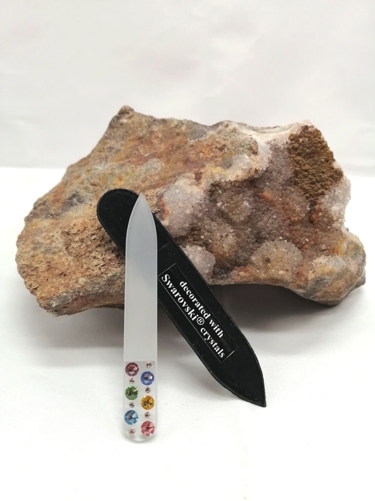 Pilník na nehty s kamínky Swarovski