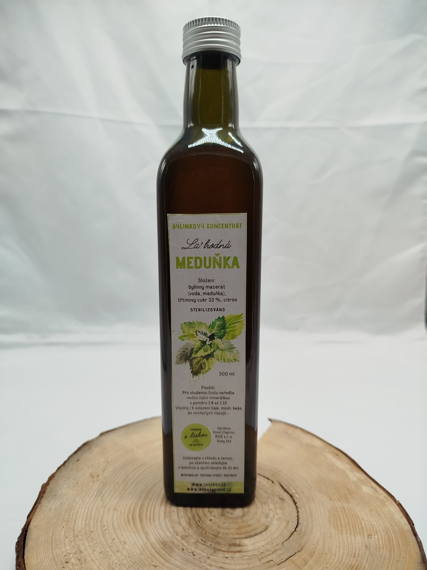 Lahodná meduňka, bylinkový koncentrát 0,5 l