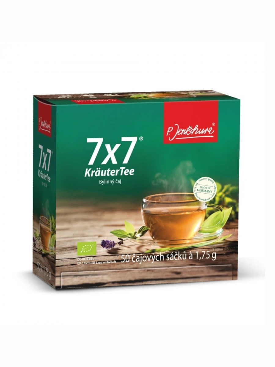 P. Jentschura 7x7 KräuterTee - bylinný čaj BIO porcovaný 50 sáčků