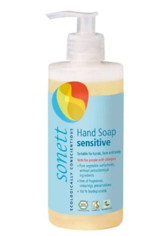 Tekuté mýdlo sensitive, Sonett 300 ml