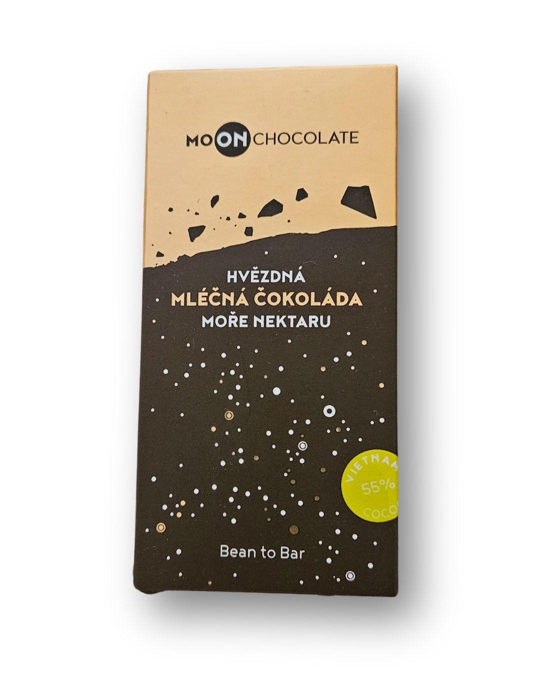 Moře nektaru – mléčná bean to bar čokoláda (55 % kakaa)