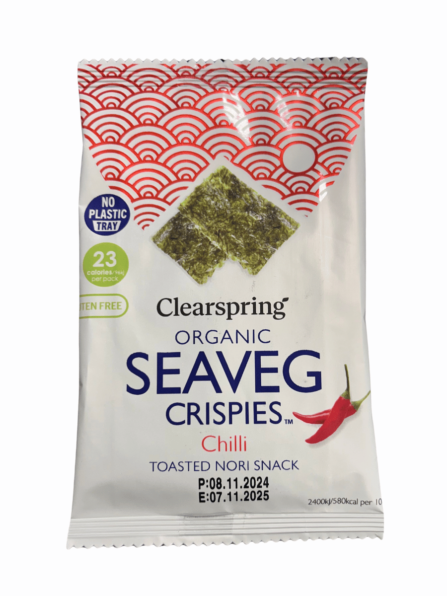Bio křupavé nori řasy s chilli