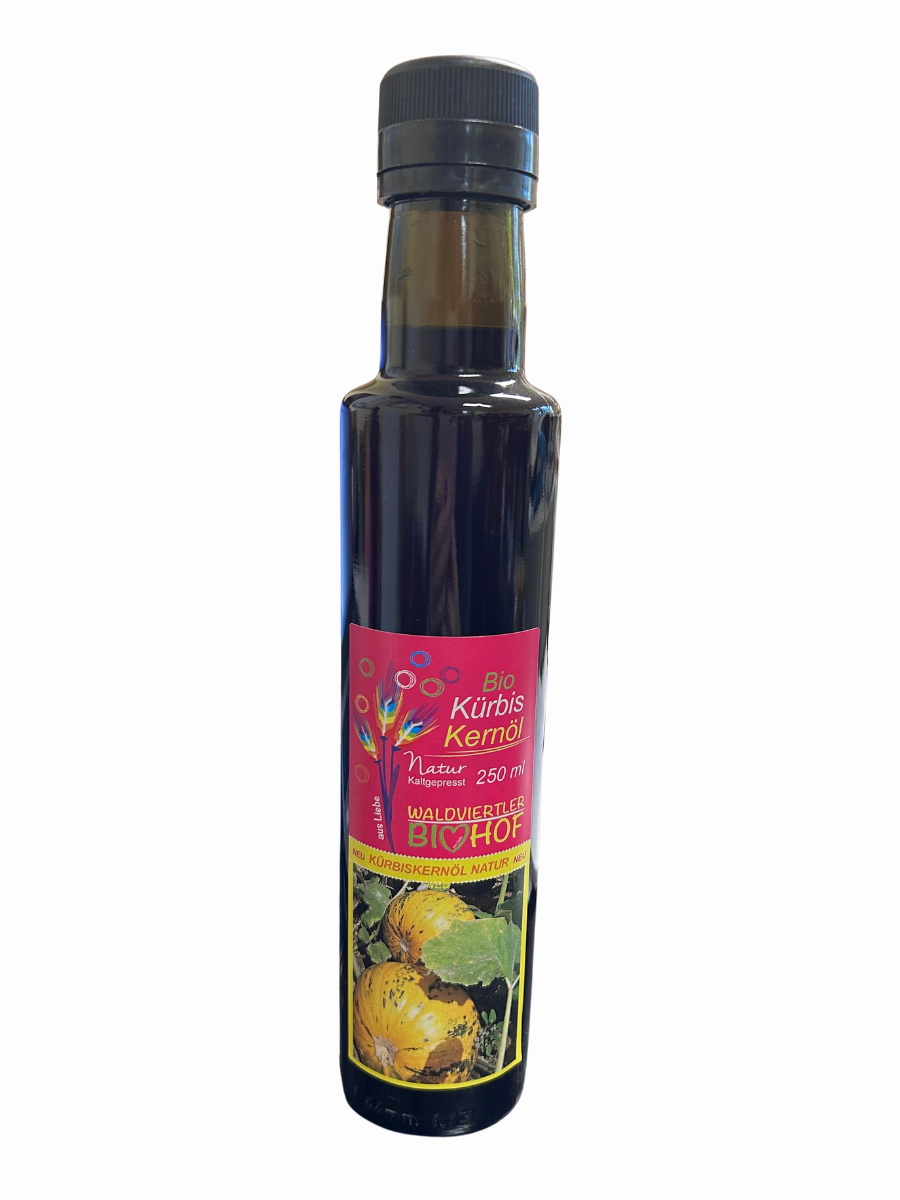 BIO olej dýňový  lisovaný za studena 100 ml